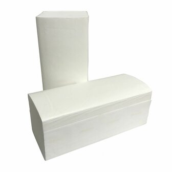 Handdoekjes zz-vouw 100% Cellulose 24x21cm doos 3200 st. 2 laags