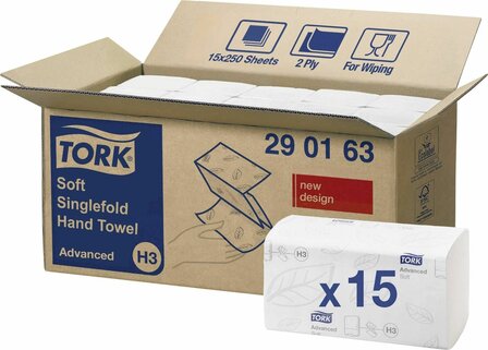 Tork zz-vouw Handdoek voor H3 Dispenser 2 laags