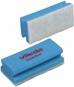 Vileda Glitzi Non Scratch schuurpons Afmeting 15x7 BLAUW 1x10 st.