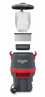 Numatic RSB150H-NX snoerloze ergonomische rugstofzuiger met batterij en  AA30E-kit