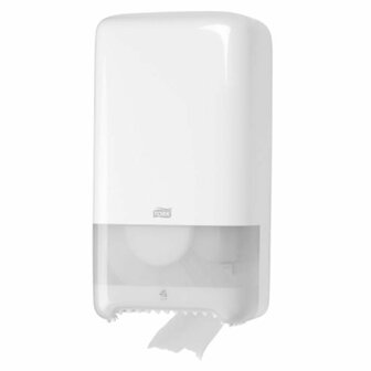 Tork Twin T6 Mid-size Toiletpapier Dispenser Wit