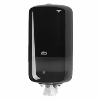 Tork mini poetsrol dispenser M1, Zwart