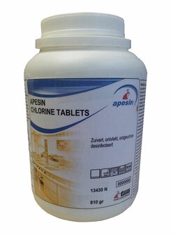 Apesin Chlorine Tablets 13430 N (Nederland) 810 Gr