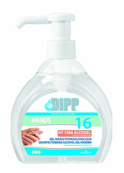 DIPP 16 Desinfecterende Alcohol Gel Handen 500ml