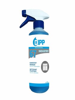 DIPP 67 Industriele Kunststof Reiniger 500ml SPRAY