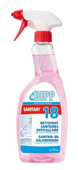 DIPP 18 SPRAY Sanitair- en Kalkreiniger 750ml