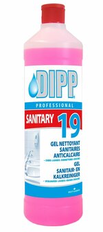 DIPP 19 Gel Sanitair- en Kalkreiniger 1 liter