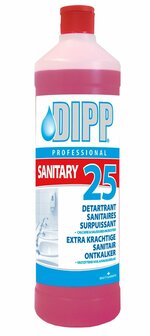 DIPP 25 Extra krachtige sanitair ontkalker 1 liter