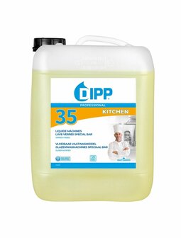 DIPP 35 Vloeibaar Vaatwasmiddel, Glaswerk 10 liter