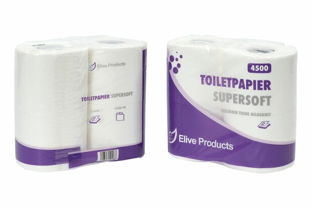 Elive Toiletpapier  2 laags 100% cellulose