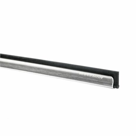 Moerman Raamwisser RVS rail met zwart Rubber 25cm