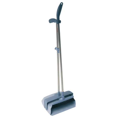 Vileda  stoffer & blik en Dustpan brush met steel.